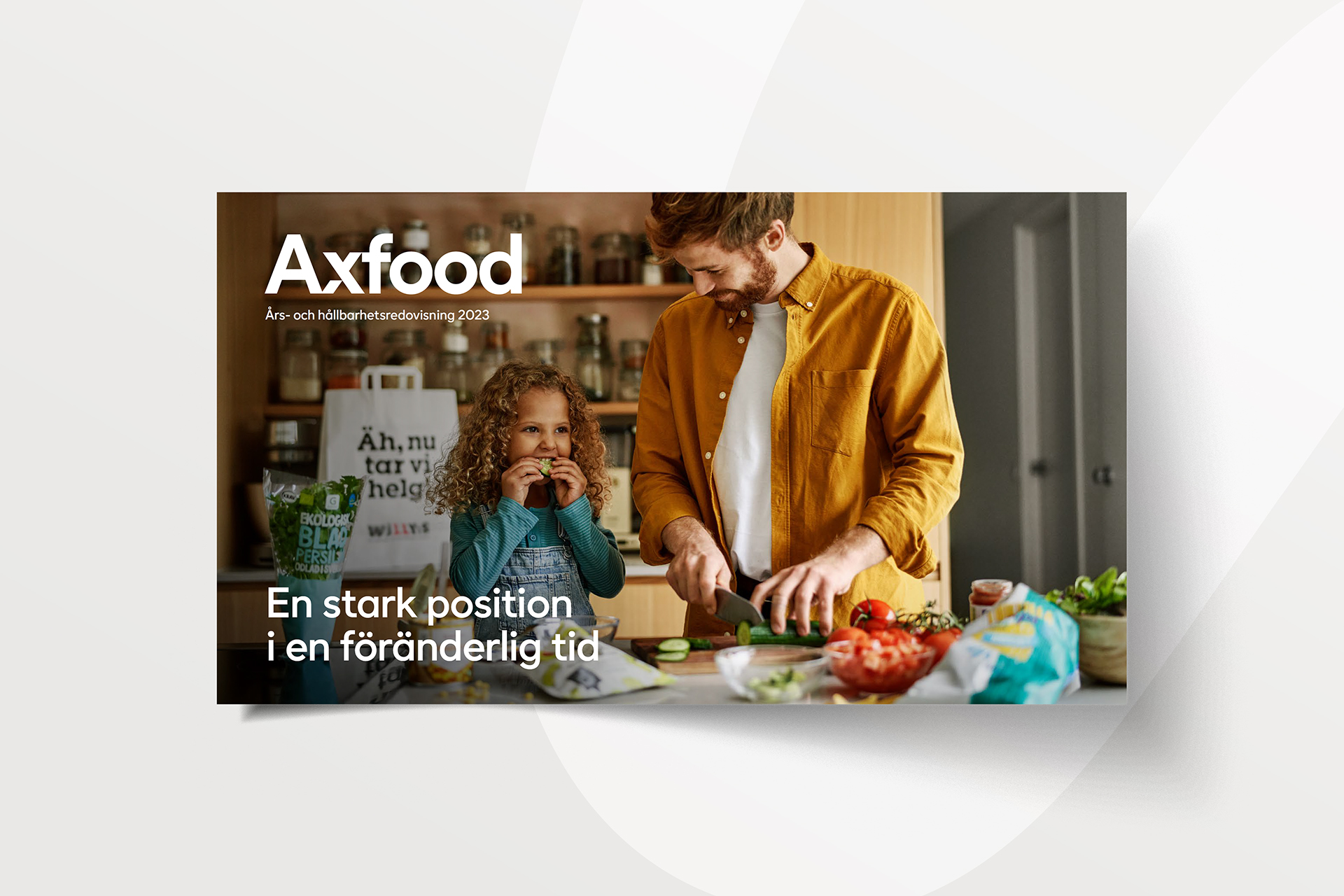 Omslag till Axfood Års- och hållbarhetsredovisning 2023