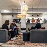 Kontorsbild på Solberg Kommunikation från Vallgatan 30 i Göteborg