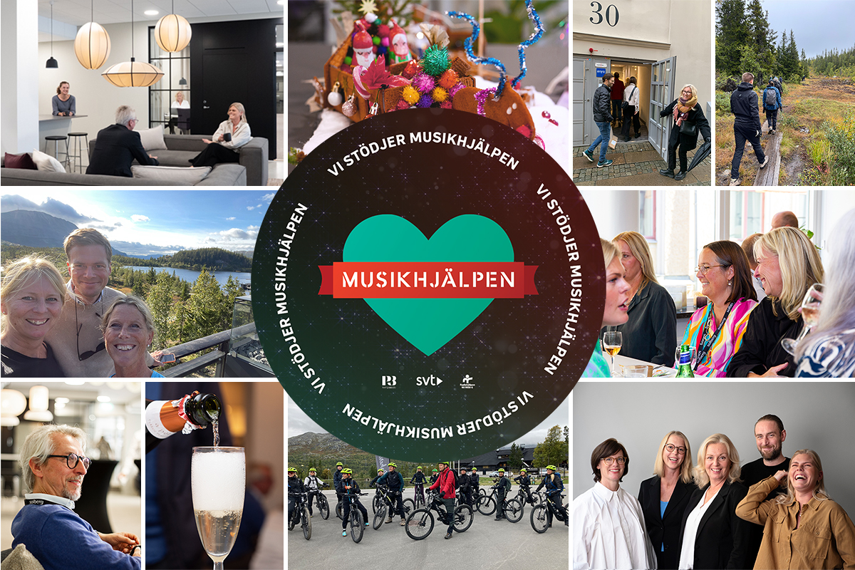 Collage med bilder från 2022